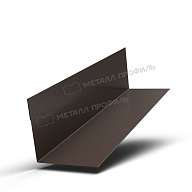 Планка угла внутреннего 115х115х2000 (VALORI-20-DarkBrown-0.5)
