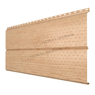 Софит МЕТАЛЛ ПРОФИЛЬ Lбрус-XL-14х335 (ECOSTEEL_MA-01-Сосна-0.5)